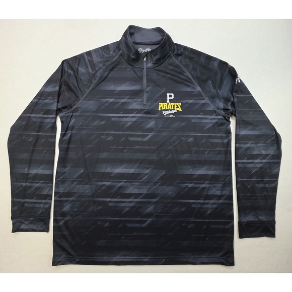 Pittsburgh Pirates Under Armour Pullover Men XL Abstract Camo Jacket LIMITED USE - Picture 2 of 10